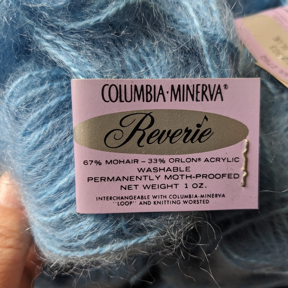 Columbia-Minerva Reverie Yarn in Bristol Blue - Picture 2 of 3